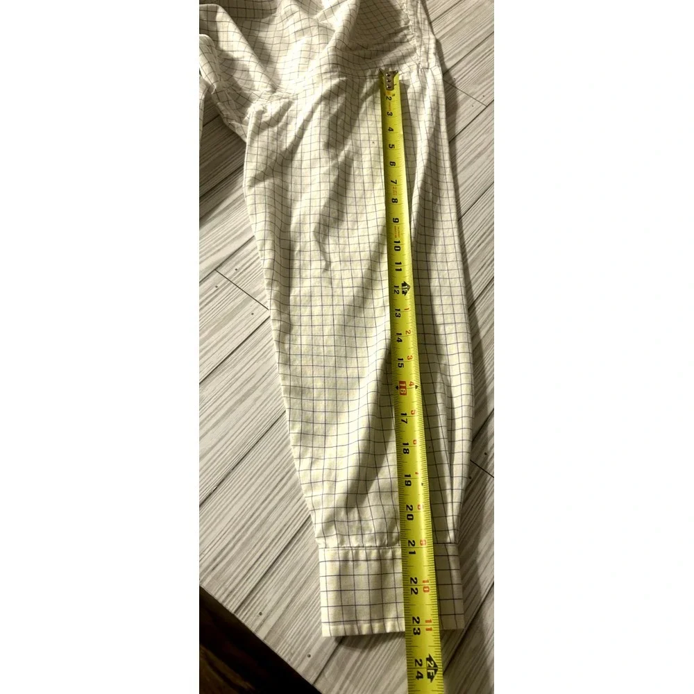 Ralph Lauren Long Sleeve Yarmouth Men's‎ Size 16  1/2 34/35 Yellow Checkered